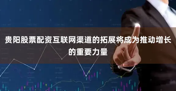 贵阳股票配资互联网渠道的拓展将成为推动增长的重要力量